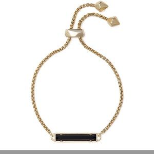 Kendra Scott Stan Gold Bracelet in Black